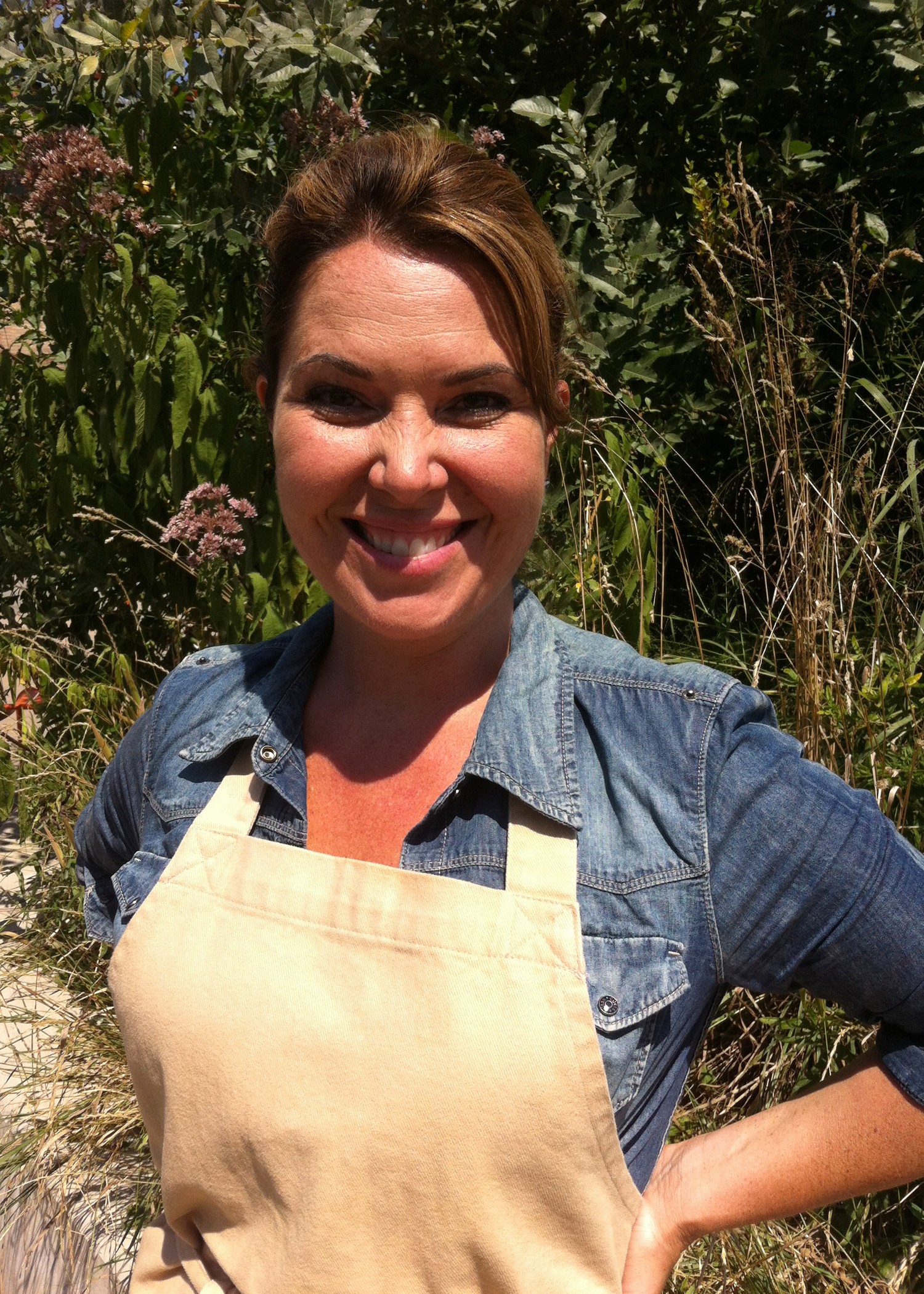 On Set – hard at work